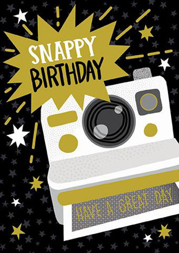 Picture of SNAPPY BIRTHDAY HAVE A GREAT DAY